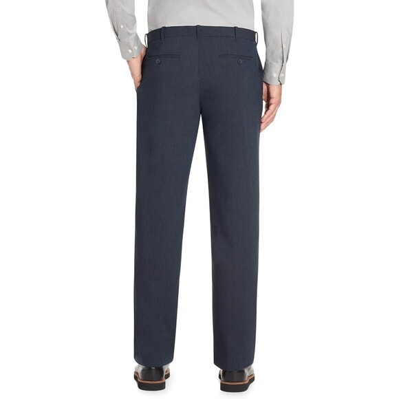 Van Heusen Men's Flex Flat Front Straight Fit Pant Sz 36W x 34L NWT Slate Blue - Picture 3 of 4